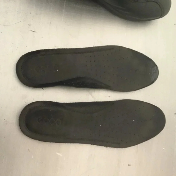 ECCO Babett Leather Slip on  Black  Casual Loafer Shoes Black SZ 10 M - Picture 13 of 14